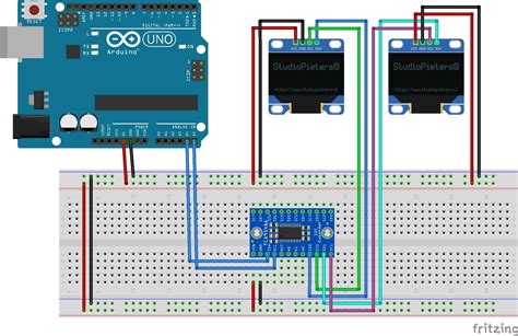 Toradh íomhá ar Arduino Nano Multi I2C