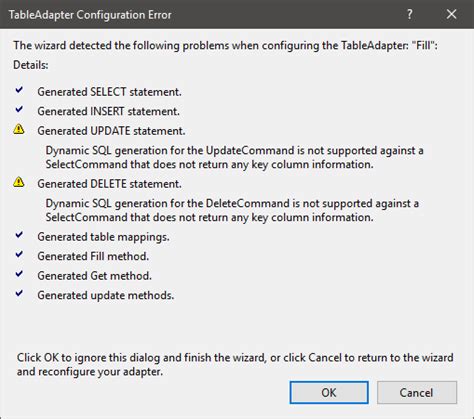 Toradh íomhá ar TableAdapter Visual Studio