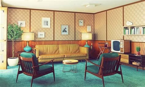 Image result for Retro Pattern in Interior Design
