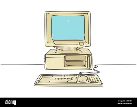 Image result for Vintage Computer Line Drawing