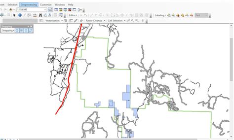 Toradh íomhá ar ArcGIS Vectorization