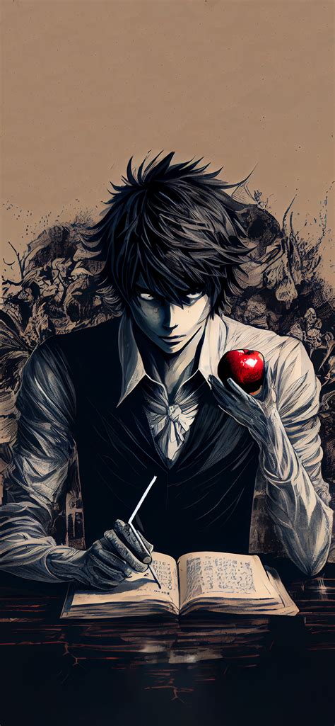 Toradh íomhá ar Death Note Book Wallpaper