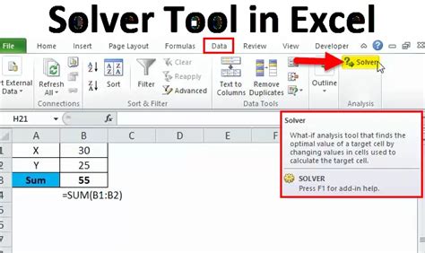 Afbeeldingsresultaten voor Solver Set Up Excel