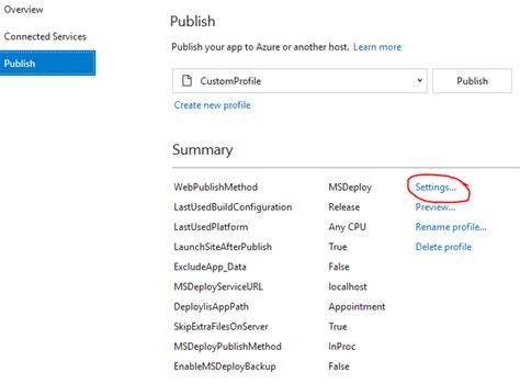 Toradh íomhá ar Connection String Web.config Syntax
