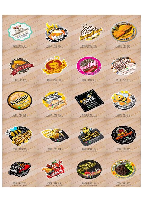 Toradh íomhá ar Sticker Label Bundle