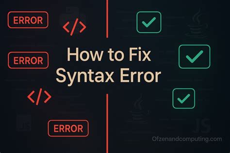 Toradh íomhá ar How to Fix Syntax Error