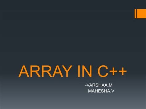 Image result for Array Names C++