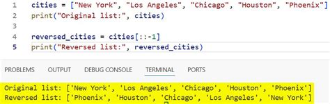 How to Reverse a List Python に対する画像結果