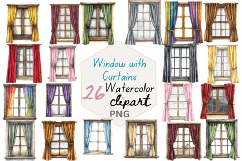 Image result for Curtains with Window Graphics