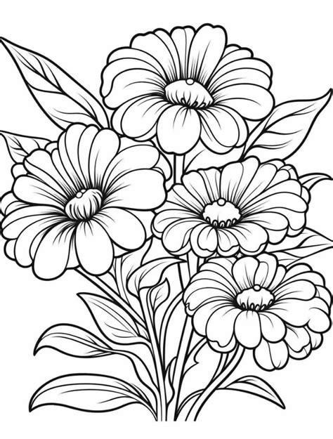 Image result for Color Flower Coloring Pages