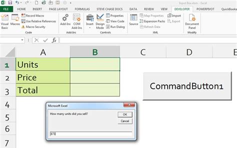 Image result for Input Dialog Box Excel