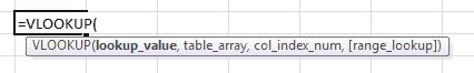 Image result for VLOOKUP Excel Function Arguments