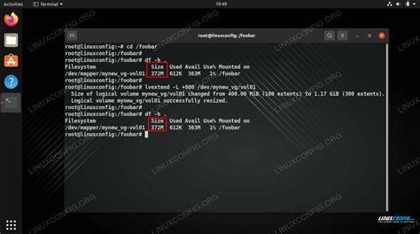 Linux LVM Create Volume に対する画像結果
