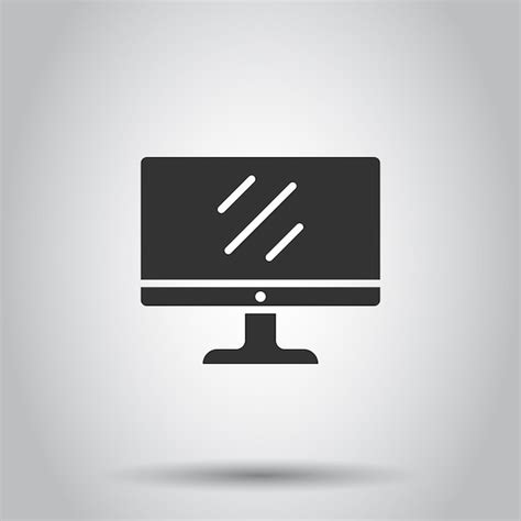 Toradh íomhá ar Computer Monitor Icon Vector