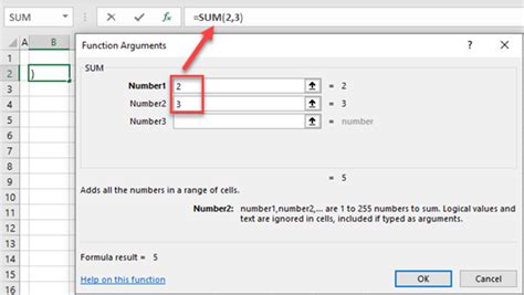 Image result for Function Argument Dialog Box in Excel