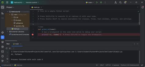 Create a Function That Print Hello World in PyCharm に対する画像結果