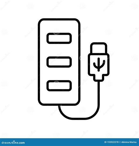 Toradh íomhá ar USB Hub Clip Art