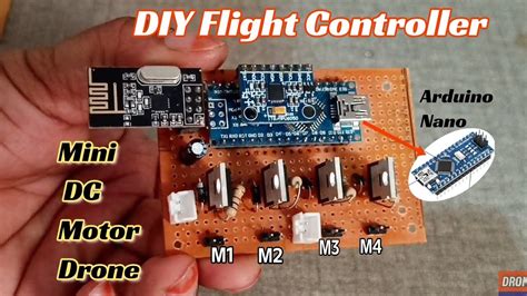 DIY Flight Controller For DC Motor Drone|How To Make A Flight ...