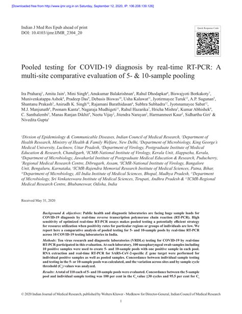 Image result for RT-PCR Test Sample Report PDF