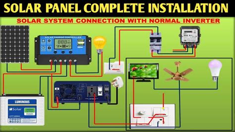Afbeeldingsresultaten voor Solar Panel House Battery Inverter Connection