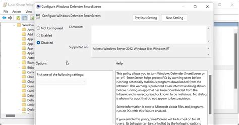 Image result for How to Disable Windows Defender SmartScreen