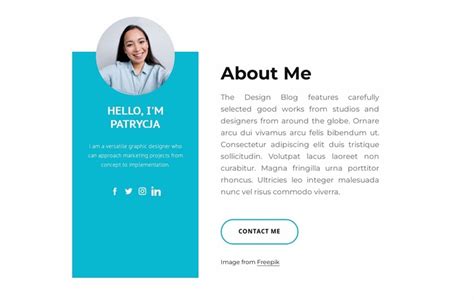 Image result for HR About.me Website Examples