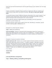 Image result for Readiness for Learning Indicators