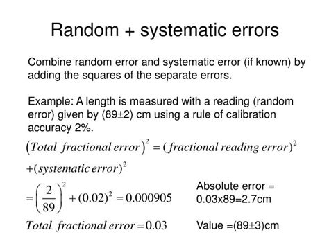 Afbeeldingsresultaten voor What Is a Random Error