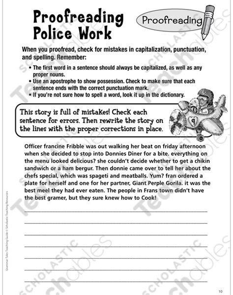 Image result for Grammar Correction Worksheets 3rd Grade