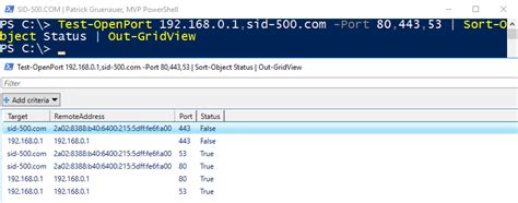 PowerShell TCP Port Check に対する画像結果