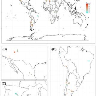 Spatial Patterns World Map に対する画像結果