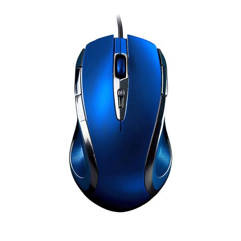 Toradh íomhá ar White Computer Mouse with Blue Backround