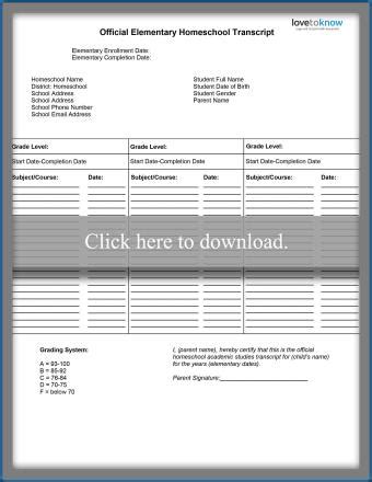 Image result for Creating a Homeschool Transcript