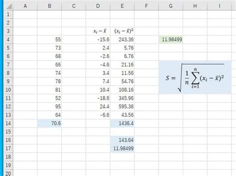 Image result for Stdev.p