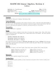 Image result for Lecture 18 Linear Algebra Math 304