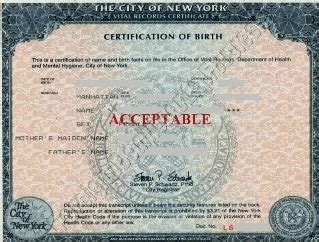 Image result for Short Form Birth Certificate