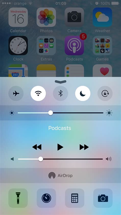 Toradh íomhá ar iOS 9 Phone Screen