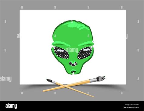 Alien Drawing On Scratch Paper に対する画像結果