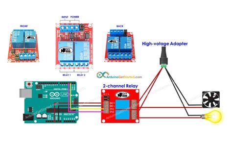 Relay Module Circuit Example に対する画像結果