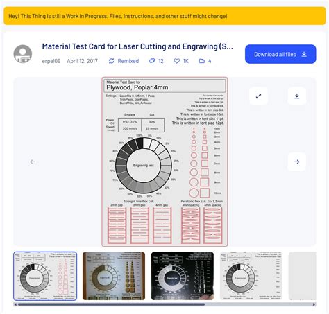 Image result for Laser Cutter Test File Image