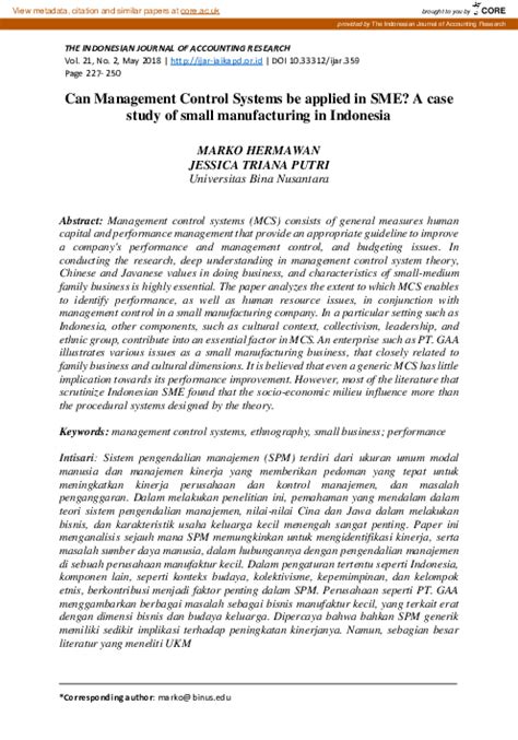 Management Control System Case Study PDF に対する画像結果