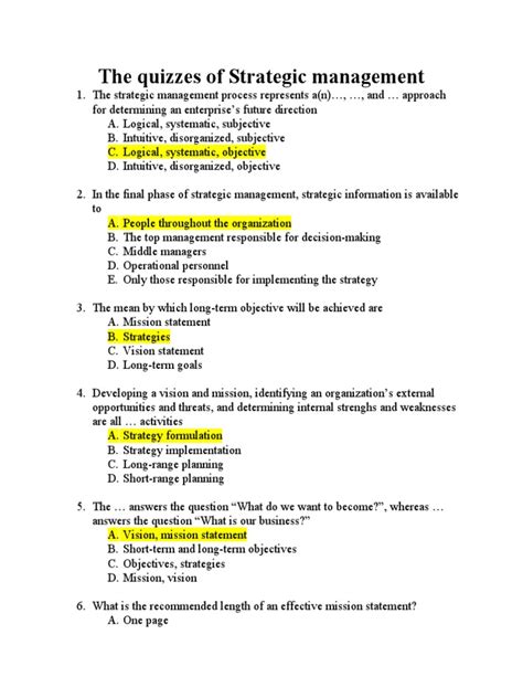 Image result for Strategic Management Process Sniff Test