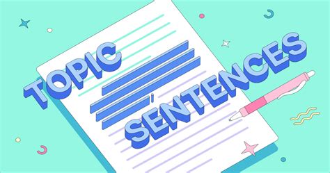 Image result for Topic Sentence