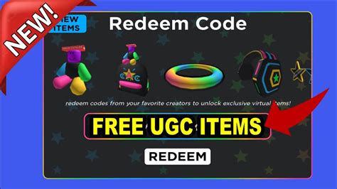 Image result for Roblox UGC Codes Redeem