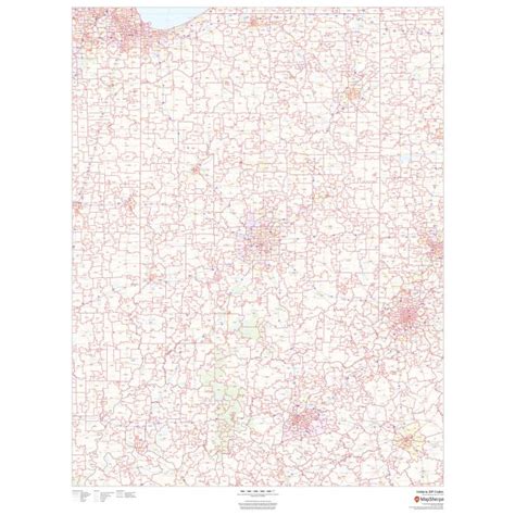 Image result for Central Indiana Zip Code Map