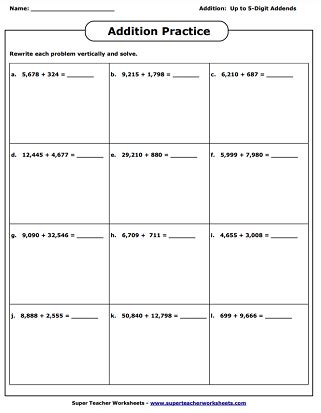 Image result for 5 Digit Adding