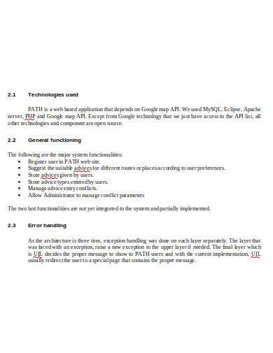 Image result for API Technical Document Template