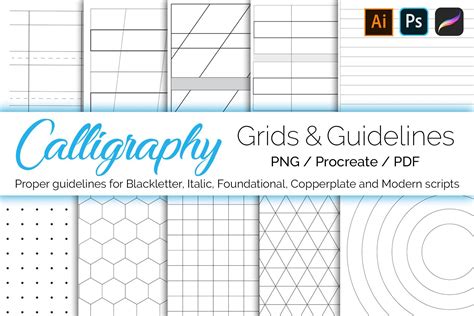 Toradh íomhá ar Caligraphy Line Guide