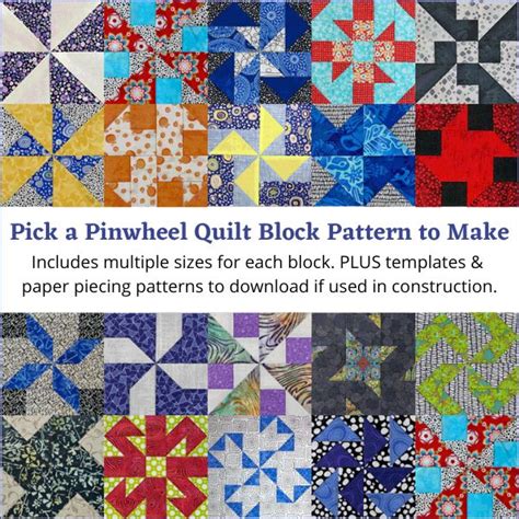 Easy Pinwheel Quilt Block Pattern に対する画像結果
