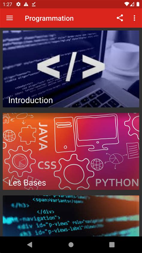 Toradh íomhá ar Programmation